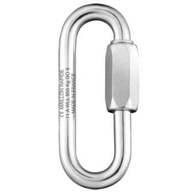 beal maillon long opening galva snap hook
