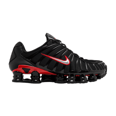 nike shox tl 'black university red'