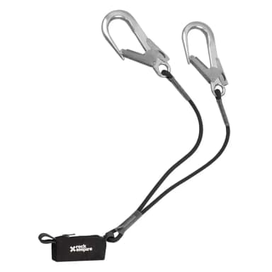 rock empire double anchor lanyards & energy absorbers