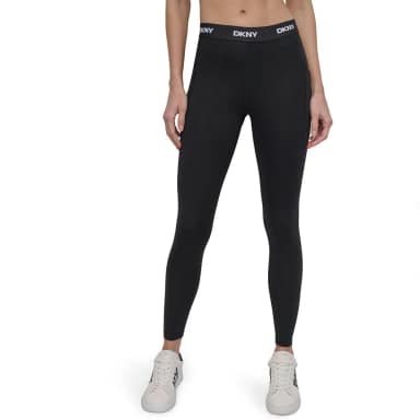 dkny logo elastic balance leggings