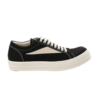 rick owens drkshdw scarpe denim vintage sneaker 'black milk'