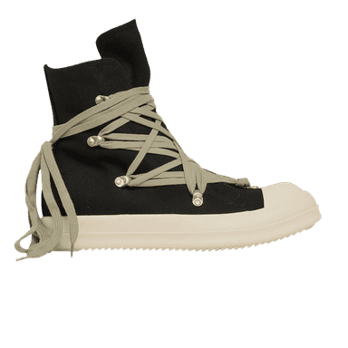 rick owens drkshdw megalaced low 'black milk'