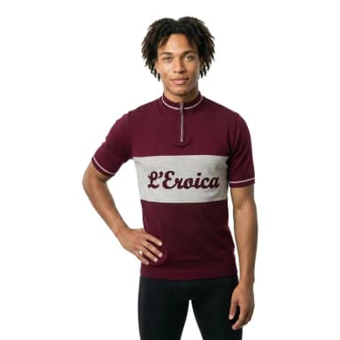 santini футболка с коротким рукавом eroica official wool