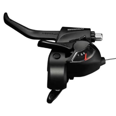 shimano левый тормозной рычаг с переключателем tourney ef41