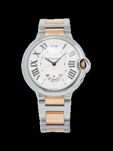 cartier ballon bleu date window 36mm watch