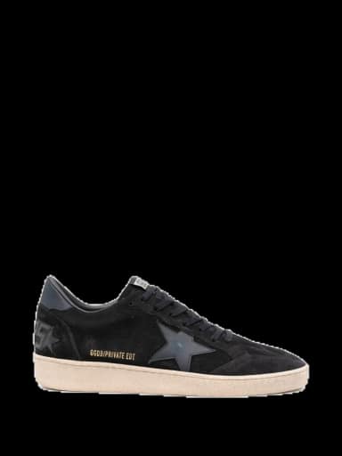 golden goose x browns ballstar suede sneakers
