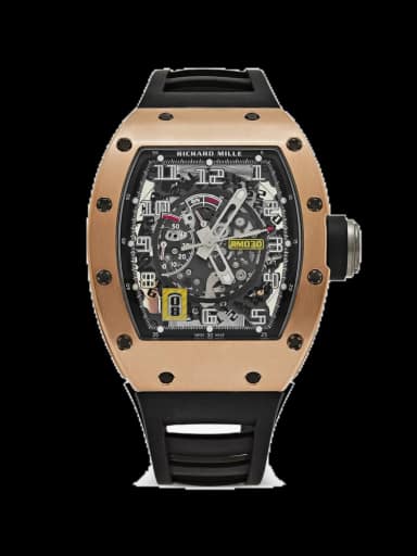 richard mille rm 030 rose gold 43mm watch