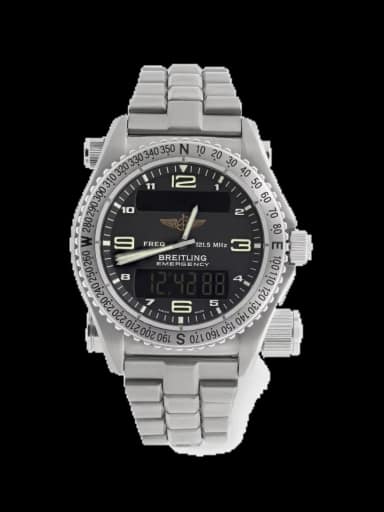 breitling emergency titanium 43mm watch