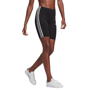 adidas essentials 3 stripes short leggings