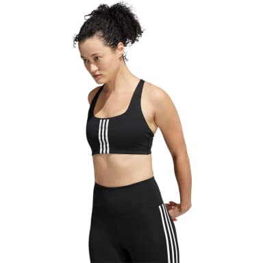 adidas спортивный бюстгальтер средней поддержки pwi ms