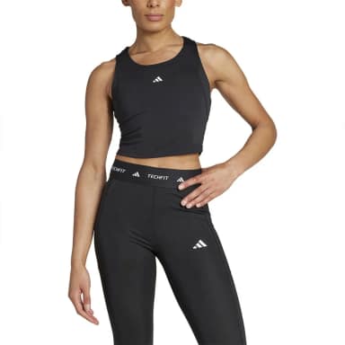 adidas спортивный топ tech-fit crop tank