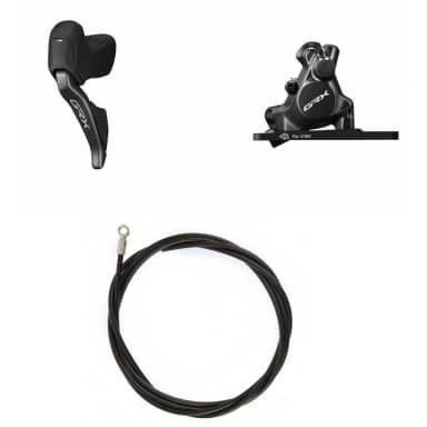 shimano комплект тормозов st-rx825-l br-rx820-f 1000 mm
