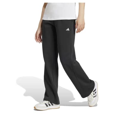 adidas essentials small logo feel cozy open hem joggers