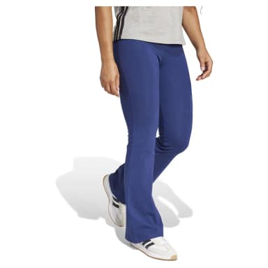 adidas essentials small logo flared leggings