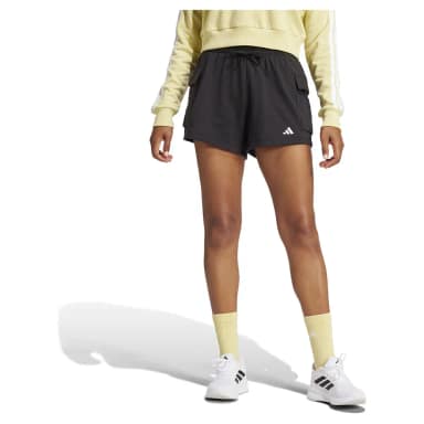 adidas essentials small logo french terry cargo shorts
