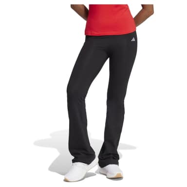 adidas essentials small logo flared leggings