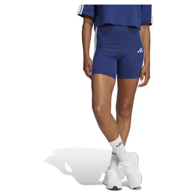 adidas essentials 3 stripes biker high waist short leggings
