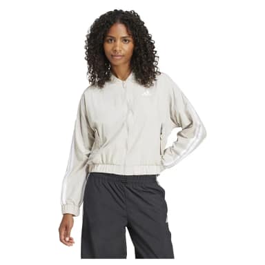 adidas essentials 3 stripes lifestyle woven bomber jacket