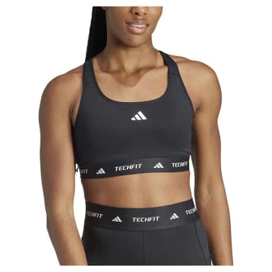 adidas спортивный бюстгальтер techfit