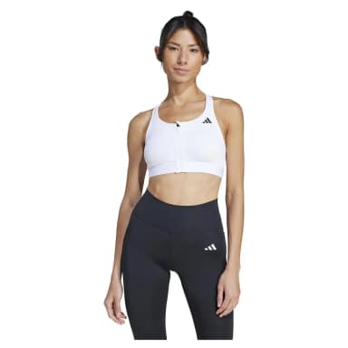adidas спортивный бюстгальтер средней поддержки powerreact zip