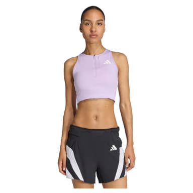 adidas спортивный топ adizero running gel pocket crop