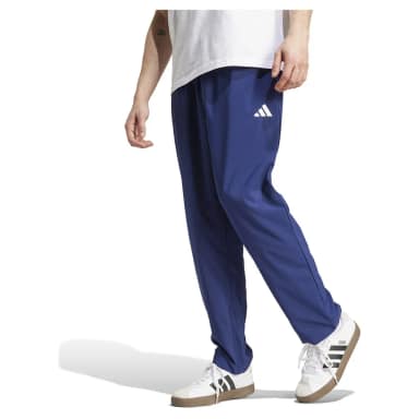 adidas essentials small logo open hem stanford sweat pants