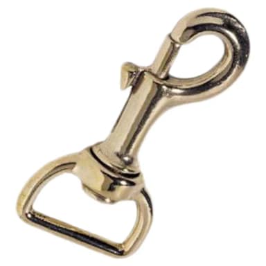kong italy bronze squared rotary ring connector snap hook