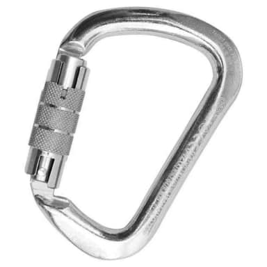 kong italy stainless steel twist lock carabiner