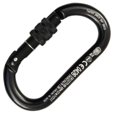 kong italy oval alu classic screwed snap hook