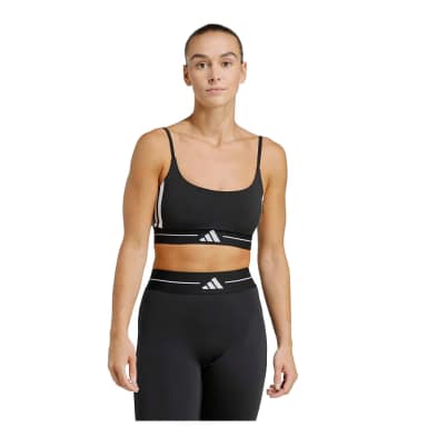adidas спортивный бюстгальтер с низкой степенью поддержки hyperglam 3 stripes