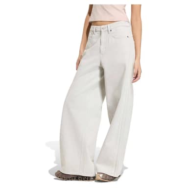 adidas originals high-rise wide-leg high waist jeans
