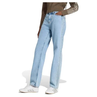 adidas originals firebird mid rise straight jeans