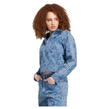 adidas originals liberty london firebird denim jacket