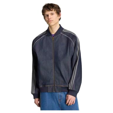 adidas originals sst adicolor track denim jacket