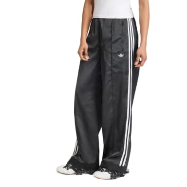 adidas originals satin lace firebird track loose sweat pants