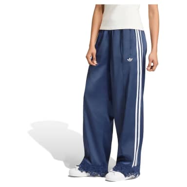 adidas originals satin lace firebird track loose sweat pants