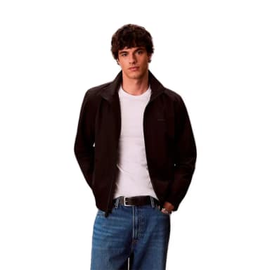 calvin klein stand collar windbreaker jacket
