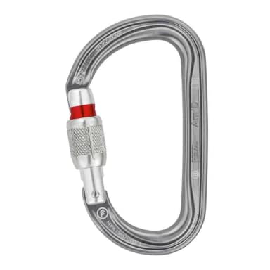 petzl am d screw lock snap hook