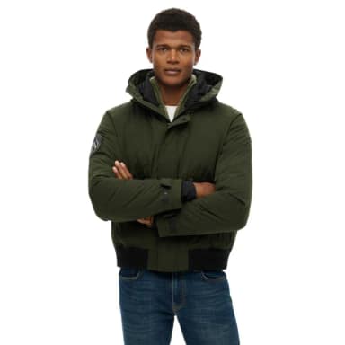 superdry city padded bomber jacket