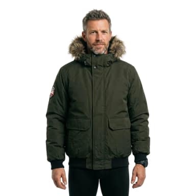 superdry everest faux fur bomber jacket