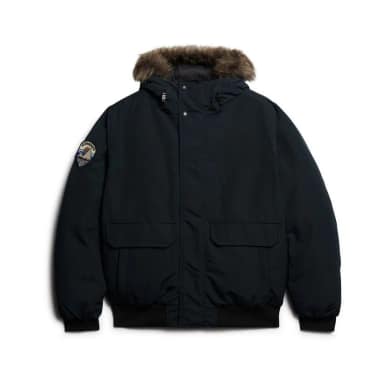 superdry everest faux fur bomber jacket