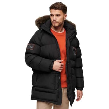 superdry everest longline baffled jacket