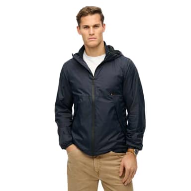 superdry logo windbreaker jacket