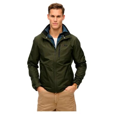superdry logo windbreaker jacket