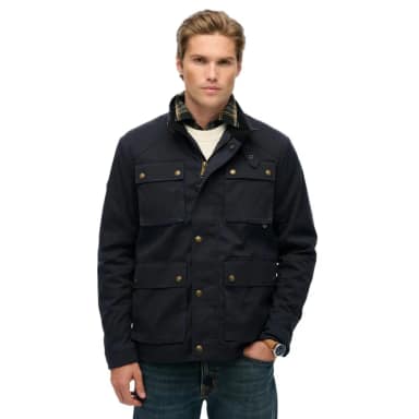 superdry merchant wax racer jacket