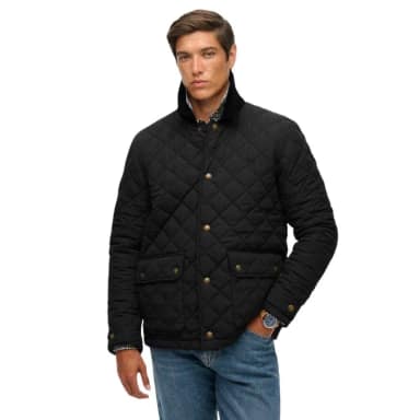 superdry quilted estate coach jacket