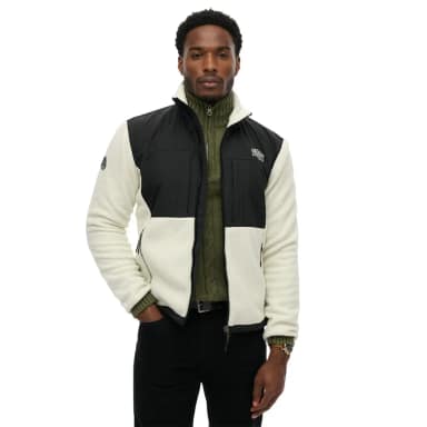 superdry hybrid trekker fleece jacket