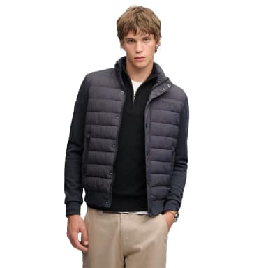 superdry interlock hybrid jacket