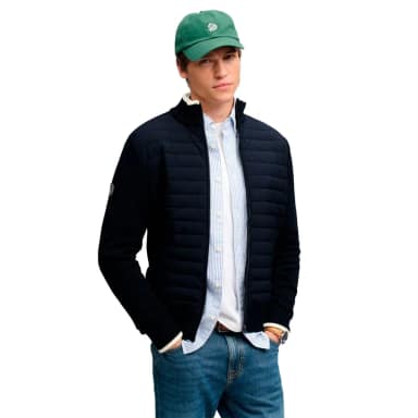 superdry straight baffle hybrid jacket