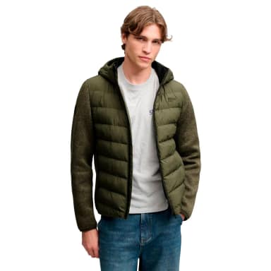 superdry storm knit hybrid jacket